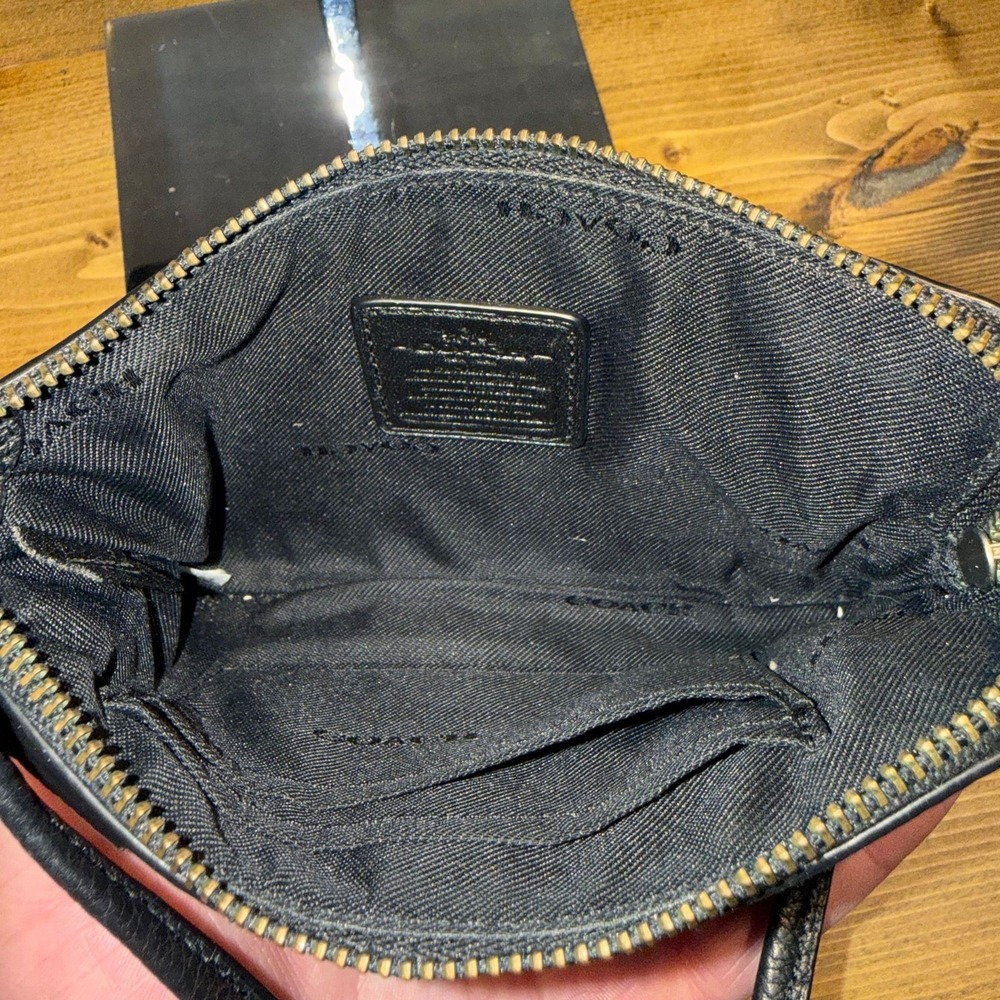Coach Studded Corner Zip Wristlet - Picture 3 of 6